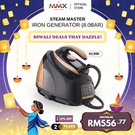 [STEAM KUASA EXTREME] MMX DL998 SteamMasterPro 8.0bar Penjana Besi Dandang Tekanan Steam Iron | Temp