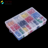 SUYO 2120PCS Insulated End Terminal, Plastic Storage Box Copper Wire Wire Crimp Connector, "Heavy Du