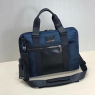 Tumi Laptop Bag Charleston Compact Free Embos Blue Blue Shoulder Work Crossbody Slingbag Sling Office Working Tumi Men Boys Bag