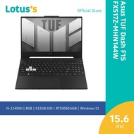 Asus TUF Dash F15 FX517Z-MHN144W 15.6'' FHD 144Hz Gaming Laptop ( I5-12450H, 8GB, 512GB SSD, RTX3060 6GB, W11 )