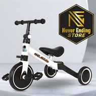 Mainan Sepeda 3in1 NE.KIDS Anak Kecil Balita Perempuan Laki-Laki  Roda 3 Usia 1.5 tahun 2 Tahun 3 ta