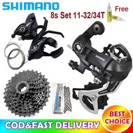 Sunshine Tourney RD 8 speed Groupset EF51 Shifter 8s With Brake Lever Chain 8s HG31 cogs 11-32/34T