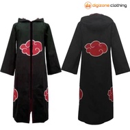 Naruto Akatsuki Anime Long Cloak Raincoat
