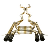 G8X M3 G80 & M4 G82 Race Exhaust Cat-Back System in Titanium - Carbon tips