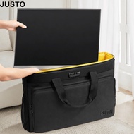 JUSTO Computer Monitor Storage Bag, Shockproof with Password Lock 25/32 inch Screen Carrying , Large