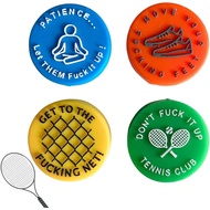 Tennis Damper, Spicy/Aggressive Reminder Tennis Dampener, Tennis Racket Shock Absorber, Silicone Fun