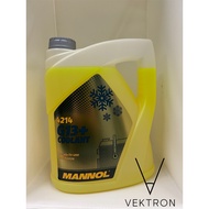 Mannol G13+ Coolant Ready to Use Antifreeze 5L Yellow