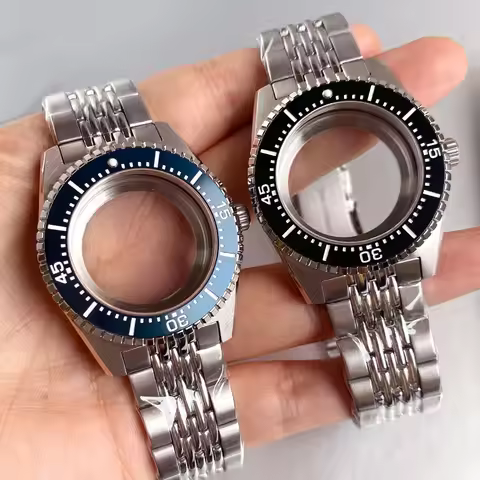 High quality 40mm Sapphire Glass Dive Watch Case Fit New 62MAS Navigation Master NH35 NH36 2824