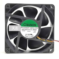 SUNON Jianzhun PFC0382B1-Q04U-HA9 24V 17.96 W 12CM Inverter Cooling Fan
