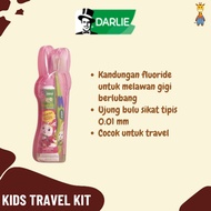 Darlie Bunny Kids Travel Kit - Children's Toothbrush & Toothpaste Set