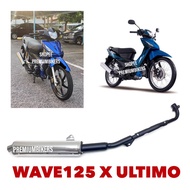 WAVE125X WAVE 125 X ULTIMO HONDA EXHAUST EKZOS MUFFLER PIPE ASSY STANDARD STD EKZOS
