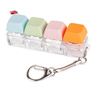 Keyboard Fidget Toy, Fidget Keychain of 4 Colors Keyboard Clicker, Silent Fidget Toy for Library, St