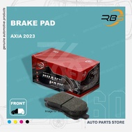 RBS BRAKE PAD PERODUA AXIA 2023 D74A D95B A300 04465-BZ154