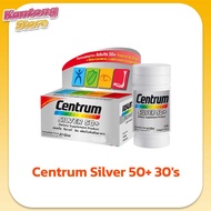 Centrum Silver 50+ 30's เซนทรัม ซิวเวอร์ 50+ ผลิตภัณฑ์เสริมอาหาร 30 เม็ด