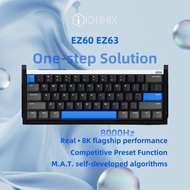 IQUNIX EZ60/EZ63 Gaming Magnetic Switches Keyboard 60% TKL wired connection All-aluminum CNC