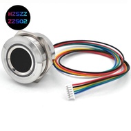 R503-5V RGB LED DC5V UART MX1.25-6Pin Waterproof Capacitive Fingerprint Module Sensor Scanner for  A