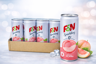 F&N SPARKLING ZERO KOREA PEACH 325ML X 12 CANS (1 CARTON)