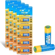 YKM 20 Pack 27A A27 12V Alkaline Battery L828F MN27 LR27A 12 Volt Battery for Garage Door Opener Cei