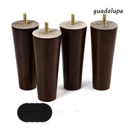 GUADALUPE Sofa Leg Conical Wooden Bed Chair TV Cabinet Durable Furniture Leg