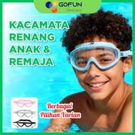 Children's Swimming Goggles Anti-Fog UV Protection Earplugs 3D Seal Anti-Leak - Gofun