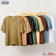 ZEKE A0028 Men's Short Sleeve T-shirt with Embroidered Logo.