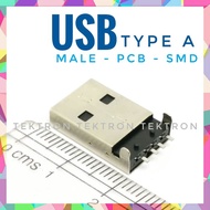 USB type Connector 4pin Male PCB SMD socket