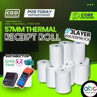 [ 57X40MM ] Thermal Receipt Paper Coreless 57mm x 40mm Printer SRS, Food Panda Kertas Resit Grabfood