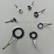 Cincin Mamarit Joran Pancing 1 Set Non Fuji Anti Karat Ring Guide Oseg Kramik Tahan Keriting