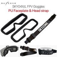 Skyzone SKY04X/L FPV Goggles Tali Kepala Pelindung Muka Masker Pad PU dengan Pita Gelung Magic Stick