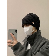 cap cap men Hat Men Style Winter Cold Hat Men Winter Black Woolen Hat Men's Big Head Circumference K