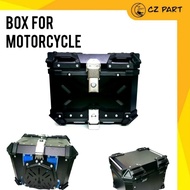 ALUMINIUM BESI TOP BOX KOTAK MOTORCYCLE X 28L 36L 45L 55L