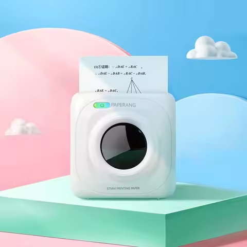 PAPERANG P1 Mini Pocket Printer BT Wireless Thermal Printer Portable Mobile Printer 200dpi for Photo