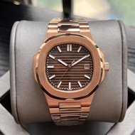 Real Shot❤ High-End Feeling Hundred Homes Rose Gold Parrot Snail Mechanical Watch Stainless Steel Wa