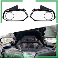 [Sharprepublic2] 2Pcs Side Mirror Motorcycle Mirror Adjustable Angle for Xmax300 23-24