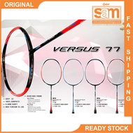 Apacs Badminton Racket VERSUS 77 with Free Grip, String and String Installation.