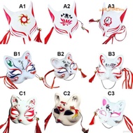```(Mask fox_cosplay) Artistic cat Mask, God of Wealth Mask, unique and creative handmade Fox Mask``