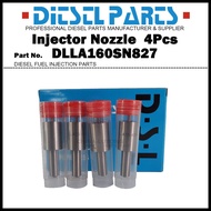 4Pcs Diesel Fuel Injector Nozzle Tips 105015-8270 DLLA160SN827 for MITSUBISHI Fuso Super Great / 8DC