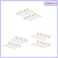 [BaositydaMY] 30Pieces Leather Mini Wooden Hammer Lobster Mallet Beating Gavel Tools