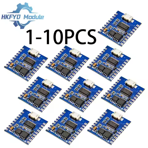 1-10PCS MP3 Player Module Voice Module 4MB Voice Playback IO Trigger Serial Port Control USB Downloa