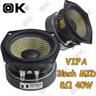 OK Music VIFA 3 inch 8Ω 40W Midrange Speaker Car Speaker Car Audio Speaker Accessories full rang spe