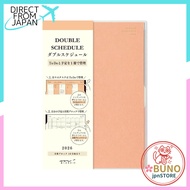 Midori 2026 B6 Double-Schedule Monthly Planner with To-Do, Blue (Starts Oct 2025)