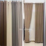 New dove embossed blackout curtains with 6 waves