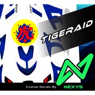 Crush Gear - Tigeraid Sticker