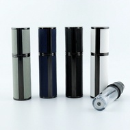 1pc Luxury Leather Clad Metal Perfume Atomizer,Robust And Easy To Use, Portable Mini Refillable Perf