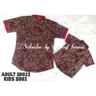 SET BATIK INDONESIA SEDONDON (KEMEJA + KAIN PASANG BATIK)