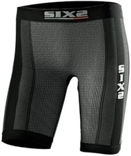 Kids Short Pants, SIXS Carbon Fiber, Black Carbon, Kids Line (6 Years Old) SX-KCC1-BC-6Y