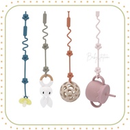 Multipurpose Silicone Toy & Pacifier Strap Cute Flower Pattern (Silicone Strap) Teether Strap