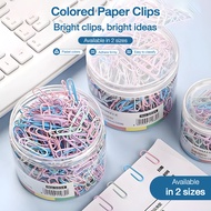 Colorful Paper Clip 28mm Metal Paper Clips Klip Kertas Office School Stationery Document Clips