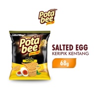 Potabee Flavor Salted Egg Potato Chips Potato Chips 68 Grams