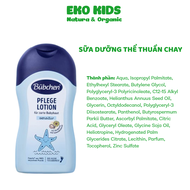 Sữa dưỡng thể thuần chay Bubchen Pflege Lotion cho bé từ sơ sinh 400ml